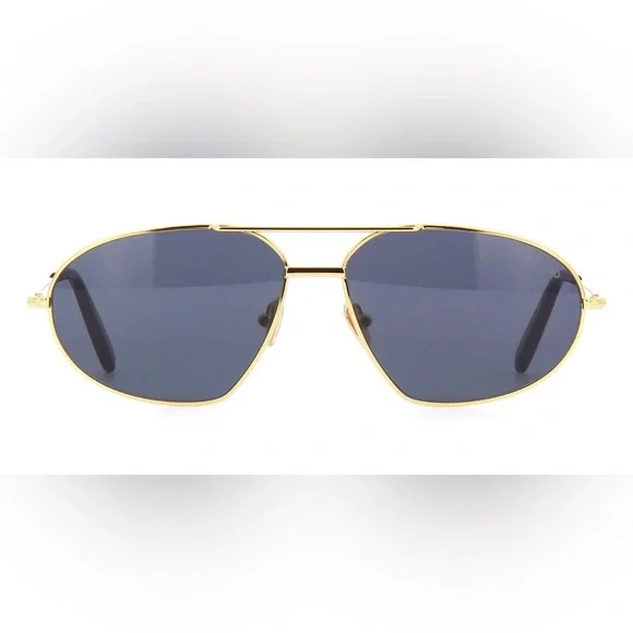 NEW FT0771/S 30A TOM FORD BRADFORD TF771 30A UNISEX AVIATOR GOLD GREY SUNGLASSES